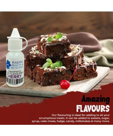 Baking Beauty and Beyond Concentrated Food Flavouring Oil - Dozen of Professional Quality Food Grade Flavouring Oil for Candy Making Baking Cooking Lip Balm and Lip Gloss - Cherry (100ml) - Buy Online on SooperMarket.com
