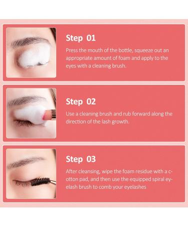 Buy Breylee Eyelash Shampoo - 200ml Eyelash Care for Salon & Home Use Eyelash Extension Makeup Remover with 2 Brushes | International Shipping - Buy Online on SooperMarket.com