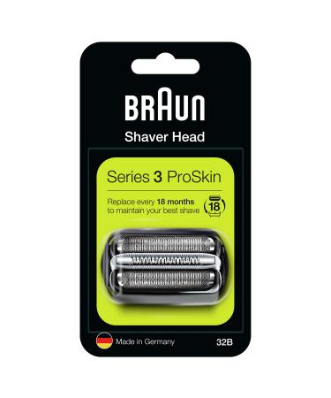 Braun shaving head combo pack 32B for Braun shavers black