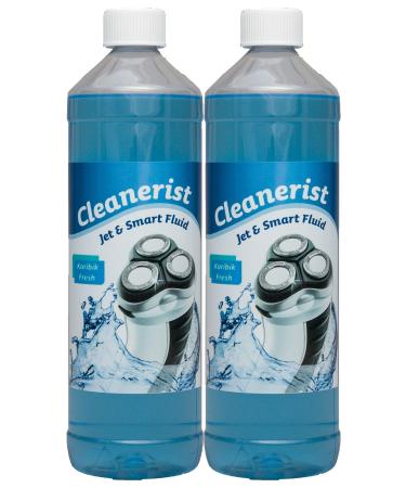 2x1 liter CleaneristJet & Smart Fluid cleaning fluid Compatible replacement with Philips shaver