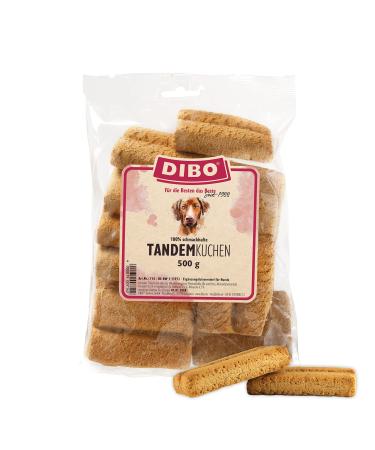 Dibo tandem cake 500g bag baked goods as a healthy natural diet for dogs from Dibo dog food barf B.A.R.F. treat dog biscuit tandem cake 500 g (1 Pack)