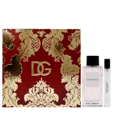 Dolce and Gabbana LImperatrice for Women - 2 Pc Gift Set 3.3oz EDT Spray 0.33oz EDT Spray