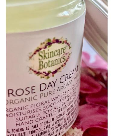Skincare Botanics Organic & Natural Botanical Rose Day Cream - Cruelty Free Paraben free Palm Oil Free Plastic Free Handcrafted in the UK - Buy Online on SooperMarket.com