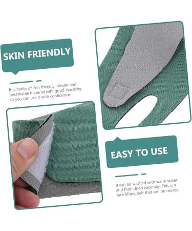 Baluue Face-lifting Tool Belt Beauty Bandage Reusable v Line Belt Slimming Mask Green Spandex - Buy Online on SooperMarket.com