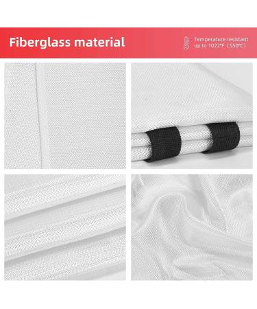2 Pack Deluxe Emergency Fire Blanket for Home and Kitchen | Fireproof & Fire Retardant | House Fire Extinguisher Kit - Buy Online on SooperMarket.com