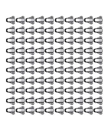 HUSHUI 100pcs Professional Nail Art Tips Extension Form Guide Set UV Gel Sticker Manicure Tools for DIY Home Salon