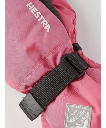 Hestra Gauntlet CZone Junior Mitt (Youth 4-13yrs) | Waterproof Insulated Kids Snow Mittens - Fuchsia/Ivory - Buy Online on SooperMarket.com