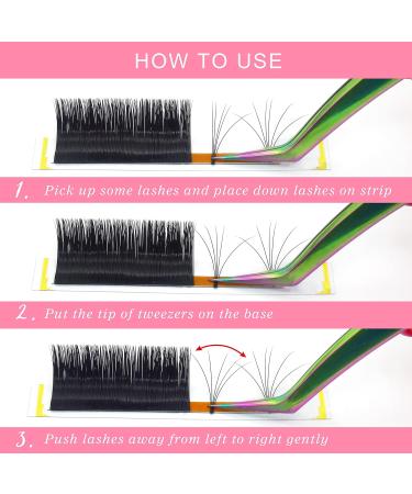 Easy Fan Lashes C-0.07-10-14Mix Easy Fan Russian Lashes Eyelash Extensions C CC D DD curl Self Fanning Lashes 8-20mm Flowering Blooming Volune Lash Extension(C-0.07 10-14 Mix) 1 count (Pack of 1) C-0.07 - Buy Online on SooperMarket.com