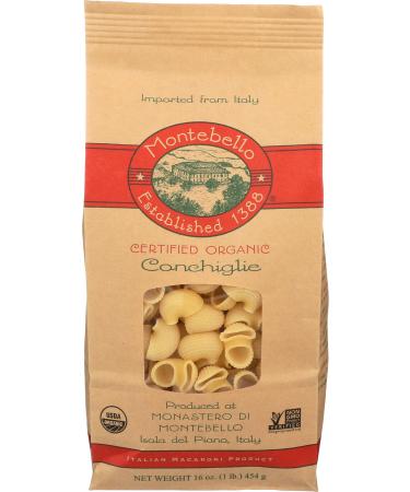 Montebello Organic Conchiglie, 1 lb