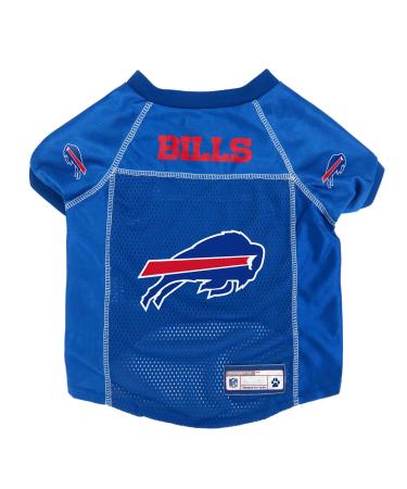 Littlearth NFL Pet Jersey - Sports Jersey Designed for Dogs and Cats Team Color Buffalo Bills S