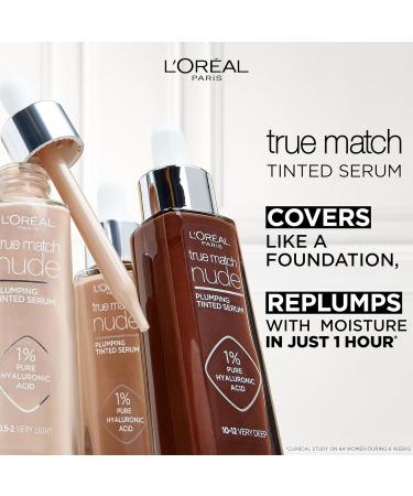 L'Oreal Paris True Match Tinted Serum Foundation with Hyaluronic Acid - Shade 2-3 Light - Buy Online on SooperMarket.com