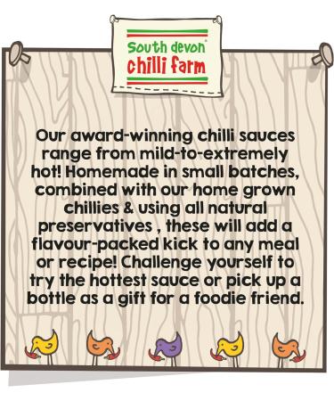 South Devon Chilli Farm | Cool 'n' Smoky BBQ Sauce Homegrown Gluten-Free Vegan MILD heat Delicious Marinade Barbecue Dipping - Case of 6 280g - Buy Online on SooperMarket.com