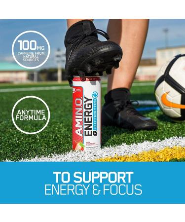 Optimum Nutrition Amino Energy Plus Electrolytes Sparkling Hydration Drink  Keto Friendly BCAAs 8 Flavor Variety Sampler (8 Pack) 10 - Buy Online on SooperMarket.com