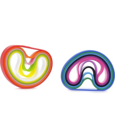 MoMolly Silicone Wristbands Rubber Bracelets - 12Pcs Mixed Colors Sports Bands for Women and Men - Customizable Charms - Assorted 12 Colors - Buy Online on SooperMarket.com
