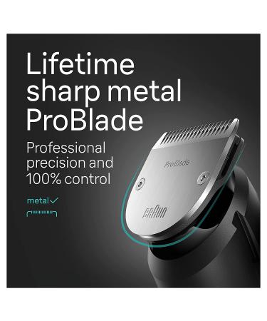 Braun All-in-One Style Kit Series 7 7410: 8-in-1 Men's Trimmer with Beard, Body Trimmer & Hair Clippers - Waterproof, 40 Length Settings - Buy Online on SooperMarket.com