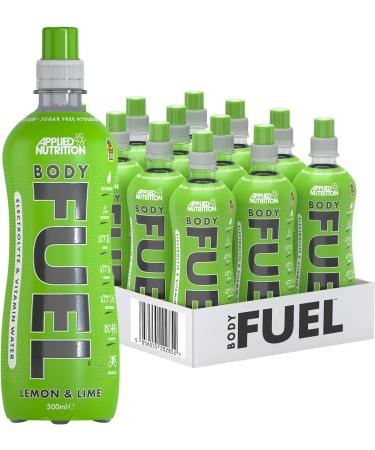 Applied Nutrition BodyFuel Electrolyte Water with BCAAs and Vitamins - Lemon & Lime Flavor (12 x 500ml) - Buy Online on SooperMarket.com