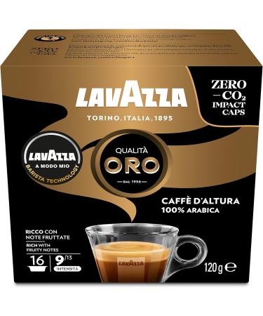 Lavazza A Modo Mio Oro Caffe Altura Coffee Capsules 8 Count (Pack of 2) - Buy Online on SooperMarket.com