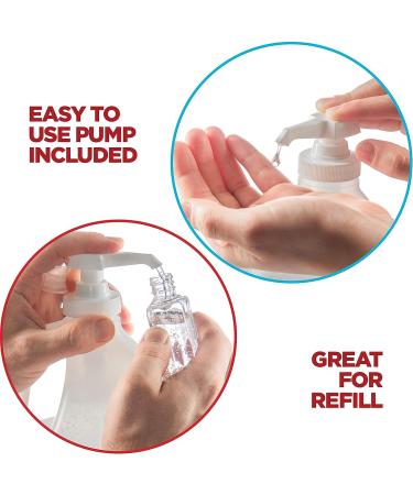 Sanit Moisturizing Hand Sanitizer Gel 70% Ethyl Alcohol - 1 Gallon with Pump | Made in USA | Kills 99.99% Germs - Advanced Formula with Vitamin E and Aloe Vera | Fresh Scent - Soothing Gel - Buy Online on SooperMarket.com