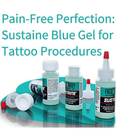 Sustaine Blue Gel 1.2oz - Maximum Strength Lidocaine Numbing Cream for Pain Relief, Tattoo & PMU Procedures - Buy Online on SooperMarket.com