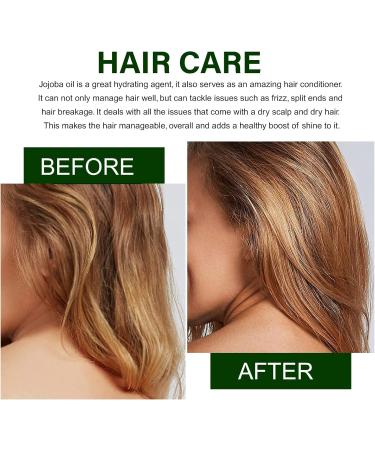 Jojoba Oil for Hair Growth 100 Pure Organic Jojoba Oil Cold Pressed Unrefined Hexane Free Jojoba Oil for Skin Hair Body Ear and Nails 60ml - Buy Online on SooperMarket.com