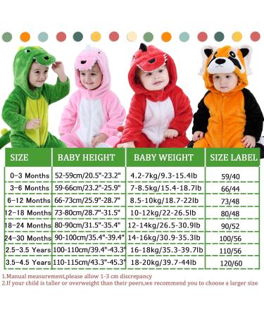 Doladola Unisex Baby Boys Girls Flannel Green Dinosaur Romper Jumpsuit 6-12 Months - Buy Online on SooperMarket.com