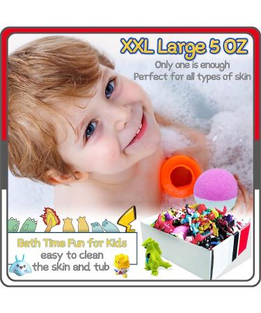 Bath Bombs for Kids with Surprise Inside: Supbec XXL Handmade Organic Bath Bombs Easter Eggs Rich in Natural Essential Oils  Lush Bath Bombs Fizzy for Dry Skin Moisturize  Easter Gift (6 Pcs  5 OZ) Easter Eggs 6 Pcs - Buy Online on SooperMarket.com