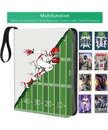 900 Pockets Football Card Binder - Trading Card Holder Album with Sleeves Protectors for Sports Cards - Buy Online on SooperMarket.com