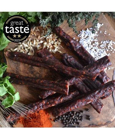 The Biltong Man Droewors Sticks 1kg | High Protein Beef Snack | Keto-friendly Dried Beef Sausage - Buy Online on SooperMarket.com