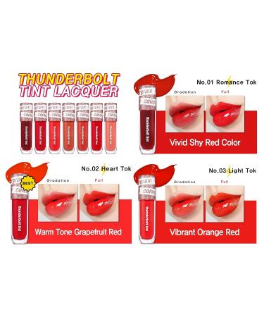 COLORGRAM Thunderbolt Tint Lacquer - Long Lasting Lip Stain (0.2 fl.oz) - 08 Crush Tok - Buy Online on SooperMarket.com