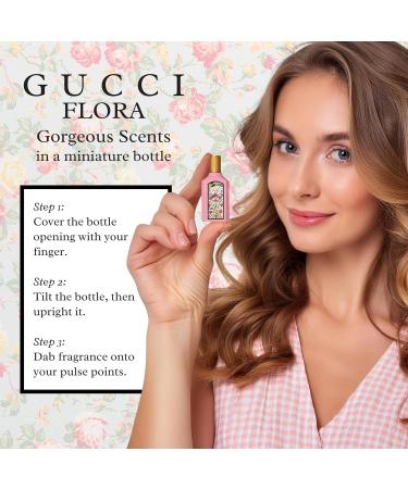 Gucci Flora Perfume for Women Variety Gift Set Mini Splashes 4 X 0.16 Fl oz Gardenia x2+Jasmine+Magnolia - Buy Online on SooperMarket.com