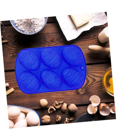 DECHOUS 2 Pcs Six Egg Mold Silica Gel 3D Gift Biscuit - Buy Online on SooperMarket.com