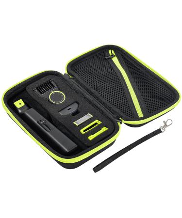 Procase hard bowl pocket for onblade travel protection cover for electrical trimmer razor unblade organizer Euti QP6530/70 QP6531/70 QP6550 QP2724 QP2834 -Schwarz
