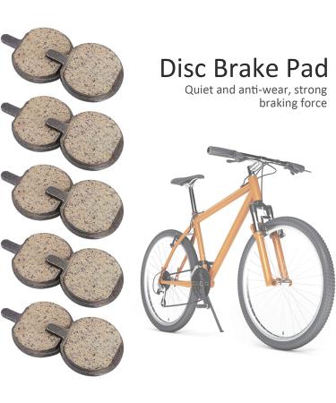 5 Pairs Semi-Metal Bike Disc Brake Pads | Electric Bike & Scooter Replacement - Buy Online on SooperMarket.com