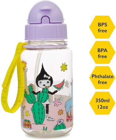 Zip & Zoe Kids Llama Water Bottle - BPA, BPS, and Phthalate-Free Straw Bottle - Buy Online on SooperMarket.com