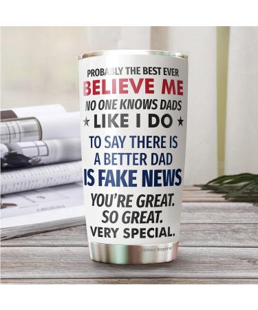 Dad Gifts - Best Dad Ever Gifts - Fathers Day Gift - Dad Gifts From Daughter - Gifts For Dad On Fathers Day - Fathers Day Gift From Daughter - Best Dad Mug - Christmas Gifts For Dad Tumbler White 1 Count (Pack of 1) - Buy Online on SooperMarket.com