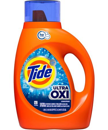 Buy Tide Ultra Oxi Liquid Laundry Detergent - 29 Loads 46 fl oz HE Compatible | Fast International Shipping - Buy Online on SooperMarket.com