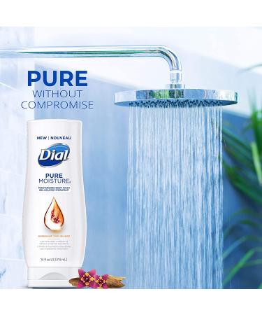 Dial Pure Moisture Body Wash Sandalwood 14 oz - Hydrating, Nourishing Formula - Buy Online on SooperMarket.com