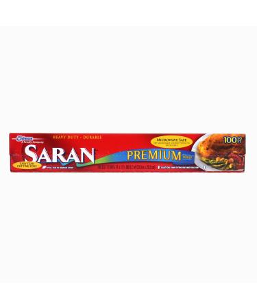 Ziploc Saran Wrap, 100 Sq Ft, Pack of 12, Red