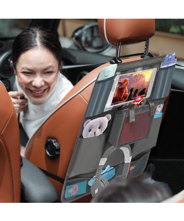 Annmore Car Organizer with Toniebox Holder and iPad Bag - Seat Back Cover and Organiser for Tonies Characters - Grey - 1 Piece - Buy Online on SooperMarket.com