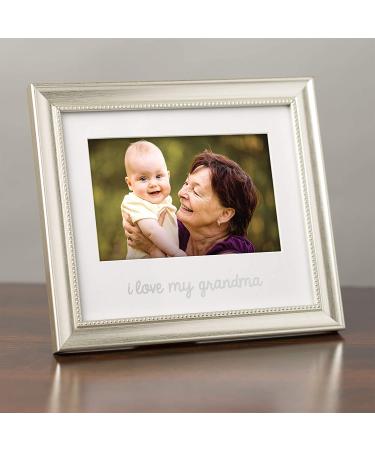 Daddy and Me Keepsake Baby Frame - Gender-Neutral Dad and Baby Picture Frame for Wall Nursery Decor - Father's Day Gift - Silver Grandma Frame - Buy Online on SooperMarket.com