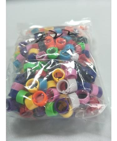 Givats Pigeon Footrings for Parrots - 300 Pieces Quail & Poultry Bands | Multi-Color 8mm Clip Leg Rings for Chickens & Pigeons - Buy Online on SooperMarket.com