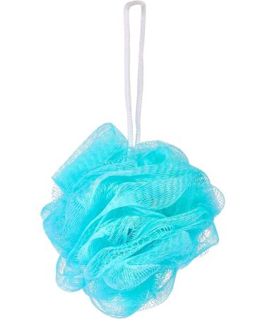BRUBAKER Cosmetics 5x Peeling & Massage Bath Sponge - Light Blue Shower Sponge with Hanger | Luxury Exfoliating Body Care - Buy Online on SooperMarket.com
