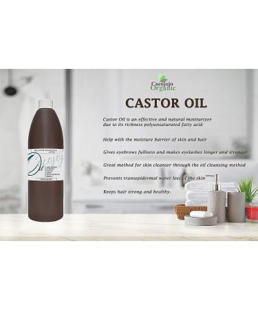 Cocojojo 16 oz Jamaican Black Castor Oil Cold Pressed for Hair Growth and Skin- Pure Virgin Refined JBCO - Buy Online on SooperMarket.com
