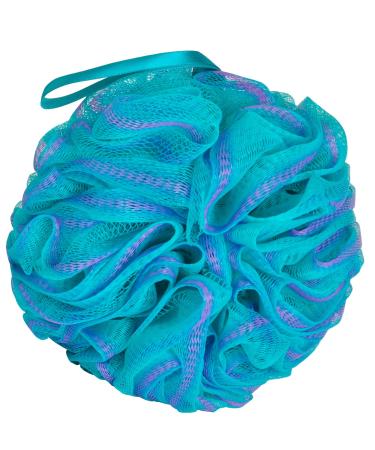 Urbanstrive Shower Bath Sponge XL 75g Soft Shower Loofahs Balls for Body Wash Men Women Bathroom Accessories 1 Pack Green-Purple