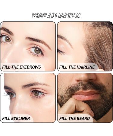 Eyebrow Pencil Kaluofan 2PCS Magic Eyebrow Pencil Eyebrow Pencil with 4 Fork Tip Waterproof Eyebrow Pencil Long-lasting Waterproof Creat Natural and Unique Makeup Look(Light Brown Dark Brown) - Buy Online on SooperMarket.com