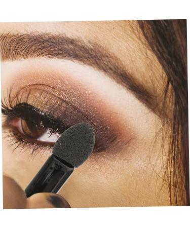 WOFASHPURET 100pcs Mini Eyeshadow Swab Black Eyeshadow Makeup Blender Eyeshadow Makeup Brush Make up Miss Set - Buy Online on SooperMarket.com