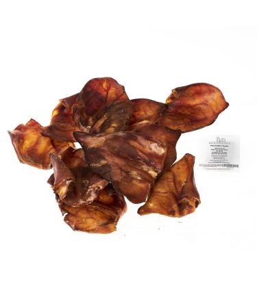 Extra Large Pig Ears For Dogs 100% Natural Long Lasting Gluten & Grain Free Healthy Dog Chew Hypoallergenic Treats - Resealable Bag