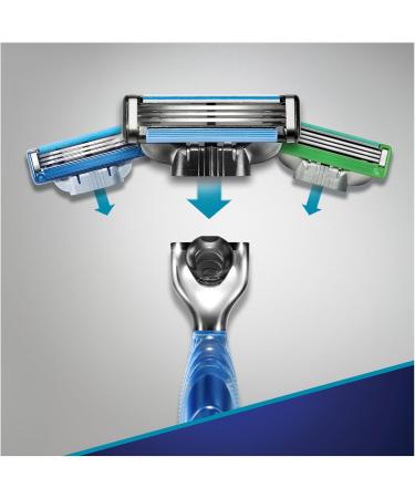 Gillette Mach3 Start Razor for Men - AquaGrip Handle 1 Pack | International Shipping Available - Buy Online on SooperMarket.com