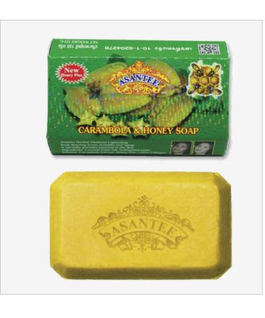 Asantee Carambola Star Fruit & Honey Natural Deep Cleansing Soap 125g