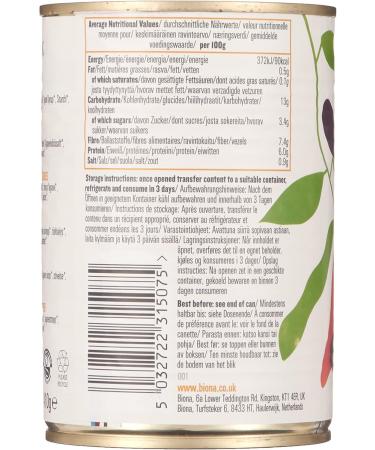 Biona Organic Chilli Black Beans 410g - Buy Online on SooperMarket.com